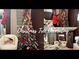Let's Decorate my Bedroom for Christmas|Decorate with Me|Vinchyart|