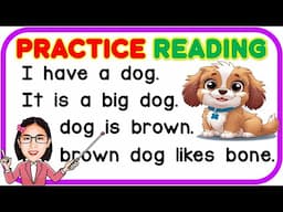 EASY READING LESSON FOR KIDS - GRADE1,2,3 | CVC SHORT STORIES | PRACTICE READING |LEARN TO READ