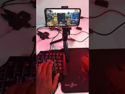 Bgmi GamePlay One Hand Keyboard Mouse Mobile Part - 6