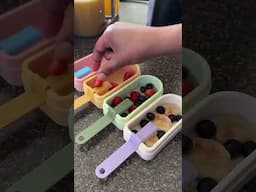 HOW TO make popsicles at home with FRESH FRUIT AND COLD PRESSED JUICE!
