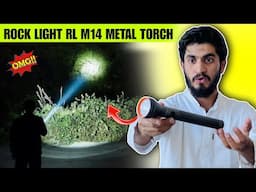 Rock Light RL-M14 Metal Torch || Best Torch Light Under 1000 || Long Beam Range Torch #rocklights