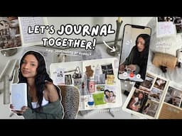 journal with me like we’re on facetime 📞📖౨ৎ my process + january flip through!