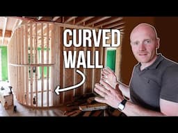 BUILDING CURVED STUD WALLS - Full walk around of the ground floor rooms