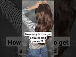 Bad hair days - byeeee! 💁‍♀️ Easy #hairhack using our Laurel clip in #drawstringponytail 😍 #hair