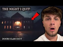 TERRIFYING EXPERIENCE IN HAUNTED SCHOOL - THE NIGHT WE RAN FOR OUR LIVES | DOORS SLAM SHUT