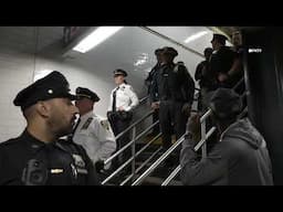ARREST on Subway Platform as Police Block Protesters from getting to Crown Heights Chabad-Lubavitch