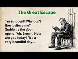 English Story - The Great Escape ⭐ Level 2 | Learn English Through Stories