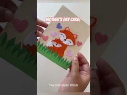 mother's day card 💕 #mothersday #papercraftideas #handmadecard #mothersdaygift #papercraft #crafts