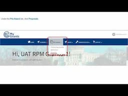 MODE Framework Training Series: MyGrants RPM Module Overview for Program Officers and GORs