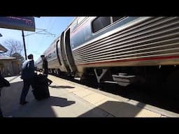 Waiting for the Amtrak 1:57 at Westerly, RI, station