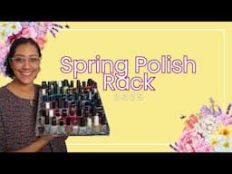 GORGEOUS Spring Nail Polishes │ 2025 Spring Nail Polish Rack │ Polish with Rae