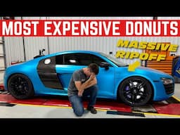 The STAGGERING Cost Of Doing Donuts In An Audi R8 *CARNAGE*