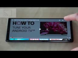 Sony | How to stream, mirror, or cast content to your TV
