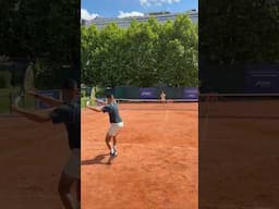 Patrick Mouratoglou trained me! 🎾 #tennis #tennistips