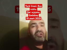 Türk lirəsi.Rus rublu. Qar uçqunu.