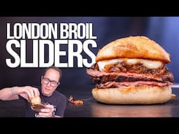 A TRULY PERFECT LONDON BROIL BECOMES THE MOST INSANE SLIDERS EVER 🤯 | SAM THE COOKING GUY