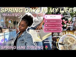 Spring Days in My Life 2025 | book chats, girls day, crocheting, healthy habits, productivity