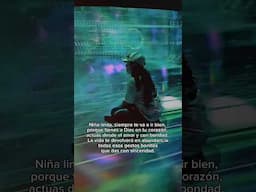 Niña linda, siempre te va a ir bien, porque tienes a Dios en tu corazón,  #jesus #frases #amor