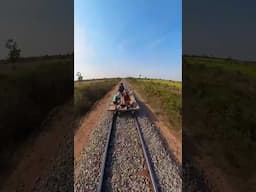 Cambodian Bamboo Trains are Dangerous but FUN