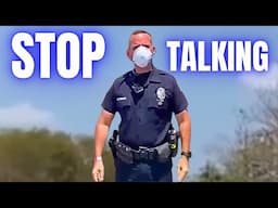 Masked Cops Try Intimidation Tactics On Law Expert