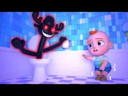 Monster In The Toilet Song 🚽😈 | Monster In The Dark | Good Habits | Kids Song & Nursery Rhymes