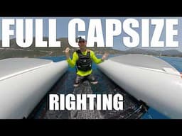 Capsize Full Inversion and Righting Procedure: Minicat Inflatable Catamaran
