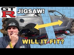 BUILDING A NISSAN SKYLINE GTR R35 OUT OF 2 WRECKED ONES