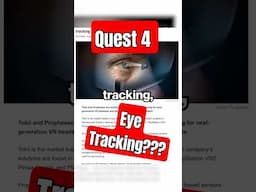 Future of Quest 4 Eye Tracking