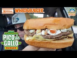 Whataburger® Pico de Gallo Burger Review! 🍅🍔 | 75 Year Anniversary! 🎂 | theendorsement