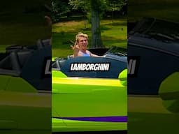 He's TOO TALL for his Lamborghini!! 🤣 (FUNNY)
