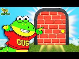 Gus found a SECRET DOOR to FROZEN Underwater Playground! Let's Play FREEZE TAG!