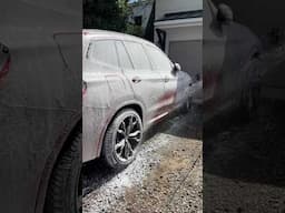 BMW X3M with a much needed wash and wax 🤯🧼 #cardetailing #mobiledetailer #richmondva #bmw #x3m