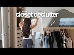 HUGE CLOSET CLEAROUT FOR SUMMER 🧺 | very *satisfying* ft Saltworks