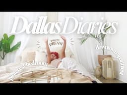 DallasDiaries Ep.1: Moved Into My DREAM Apartment · Pinterest Bedroom Transformation · THANK U GOD!