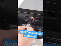Car Audio Amplifier Basics - Settings Edition  #caraudiofabrication