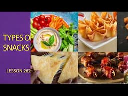 SPOKEN ENGLISH VOCABULARY HINDI BANGLA TELUGU TAMIL URDU KANNADA MALAYALAM TYPES & NAMES OF SNACKS