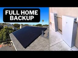 Full home backup. 9,500W solar array with 27kWh storage. Installed by certified installers.