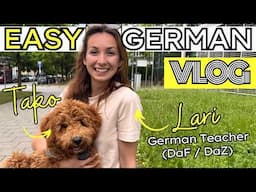 Easy German Learning Vlog for Beginners | Comprehensible Input (Cozy Sunday in Germany)