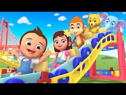Kids Play with Baby Train Toy Set | Fun Learning Cartoon Animals & Roller Coaster Ride for Toddlers