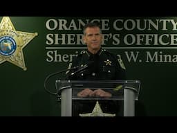Sheriff Mina briefs the media on deputy involved shooting that occurred on June 7, 2025