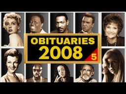 Famous HOLLYWOOD Stars Who DIED in 2008 (JUL-AUG)