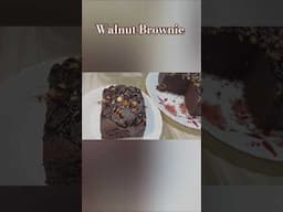 Walnut Brownie Recipe Eggless without Oven | Wheat Flour Brownie Cake without Oven, Egg