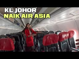 NAIK PESAWAT AIR ASIA DARI KLIA 2 KE JOHOR TIKET MURAH 100RM SAJA 30 MENIT SAMPE