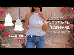 Sew Along Tutorial | Easy Summer DIY Top in White Broderie Cotton