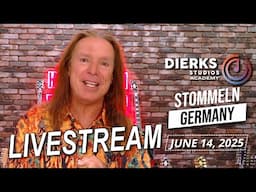 Special Livestream Event - June 14th 10 AM Pacific Time - Dieter Dierks Studios Germany LIVE CONCERT