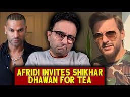 "Aao Tumhein Chae Pilata Hun Shikhar" Shahid Afridi cheekily invites Shikhar Dhawan for tea