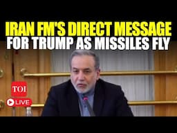 'Don't Believe US': Iran FM Claims 'Solid Evidence' Of US Hand In Israeli Strikes; Vows Response