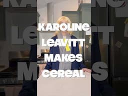 White House Press Secretary Makes Cereal