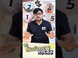 5 Cool Stationery Hacks You Must Know 📈#shorts #SYShorts 703
