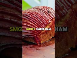 What Happens When You Glaze a Ham with Dr Pepper? 🤯🍖 #shorts #bbq #ham #drpepper #grilling #tasty